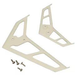Blade Blade Stabilizer/Fin Set, White: BCPP2 BSR