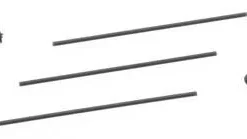 Heli Max Heli Max Canopy Mounting Rods (3) Grommets (4) Novus CX FP