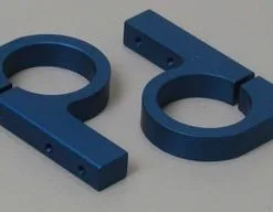 Heli Max Heli Max Tailboom Servo Mount Set Aluminum Blue