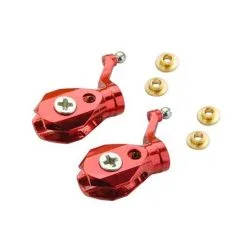 Micro Heli Micro Heli Aluminum Main Blade Grip Set, Red: Blade MCPX