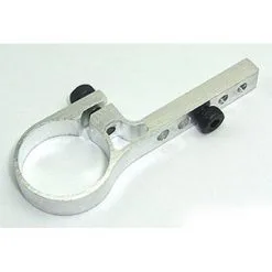 Micro Heli Micro Heli Aluminum Tail Servo Mount, Silver: Blade 400