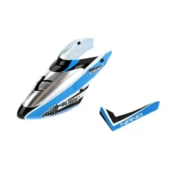Blade Blade Complete Blue Canopy W/Vertical Fin: NCP X