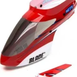 Blade Blade Complete Red Canopy W/Vertical Fin: MCP S