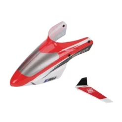 Blade Blade Complete Red Canopy With/Vertical Fin: BMSR