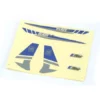 Blade Blade Decal Sheet, Blue/Silver Graphics: BMCX